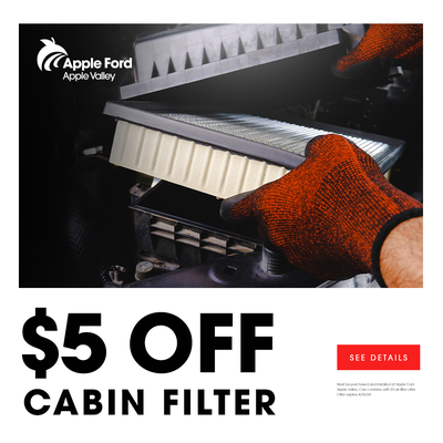 $5 off Cabin Filter