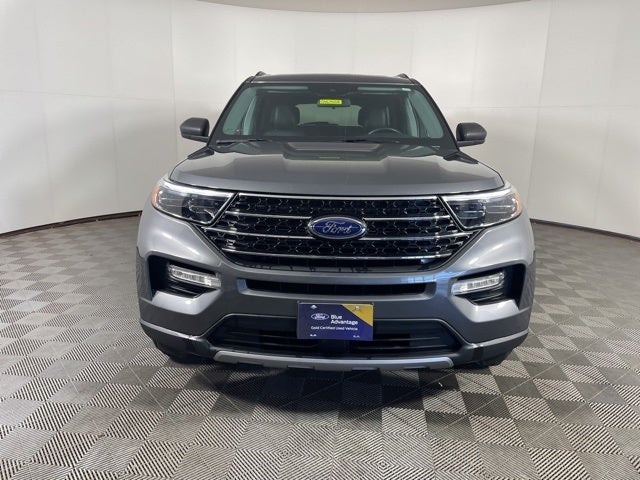 Certified 2021 Ford Explorer XLT with VIN 1FMSK8DH7MGB02244 for sale in Shakopee, Minnesota