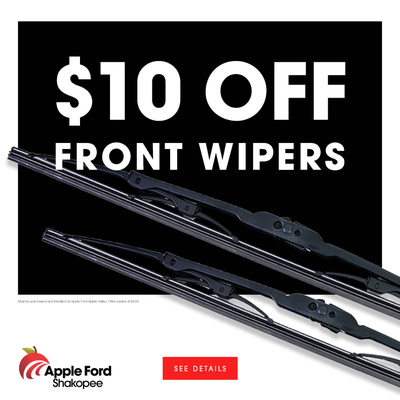 $10 off Front Wipers